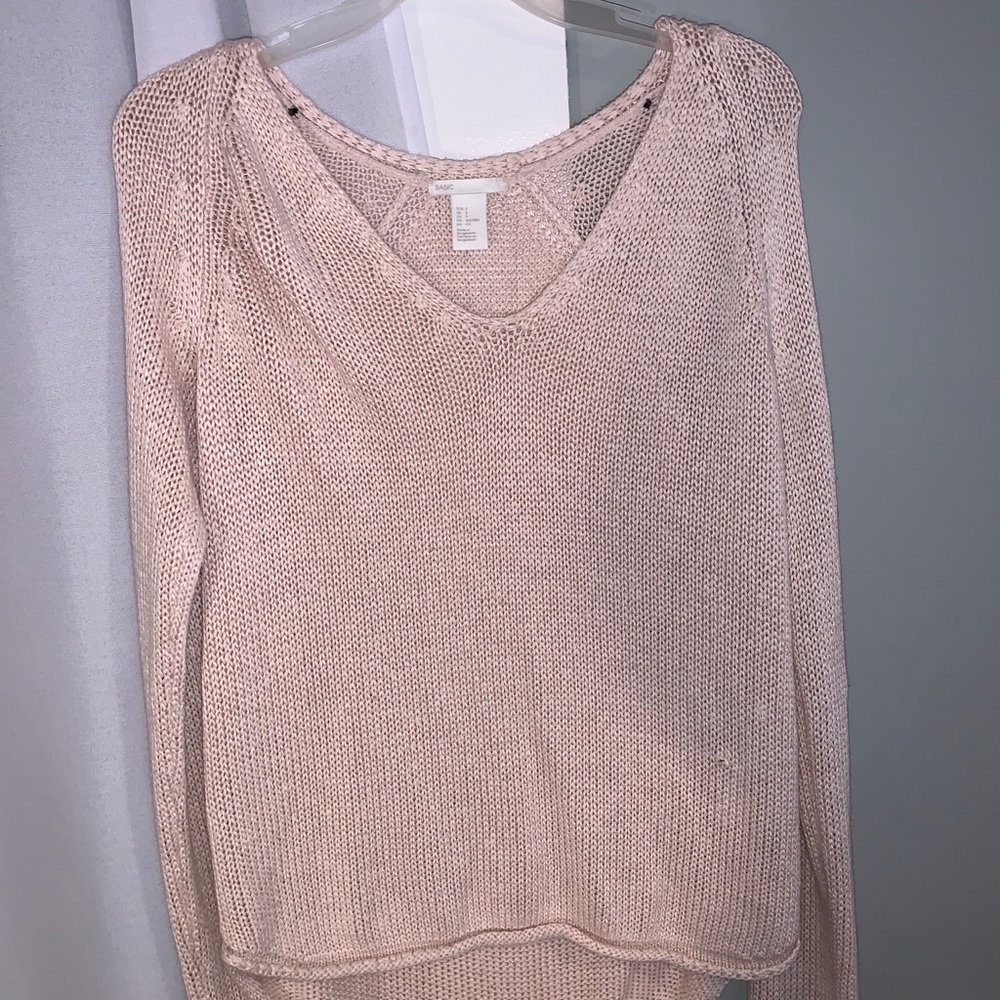 H&M Blush Pink Sweater